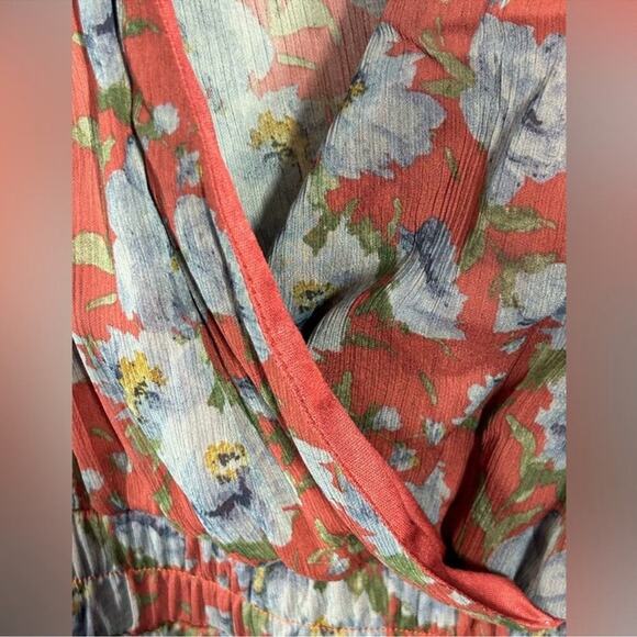 Mi Ami Francesca Floral Faux Wrap Mini Dress Size XXS - Picture 4 of 16